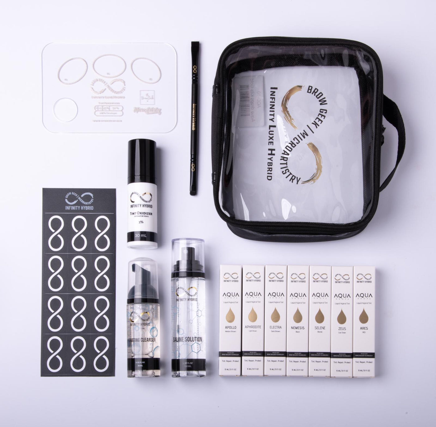 KIT AQUA DROPS - Il miglior colorante ibrido per sopracciglia con Bond Builder INFINITY 