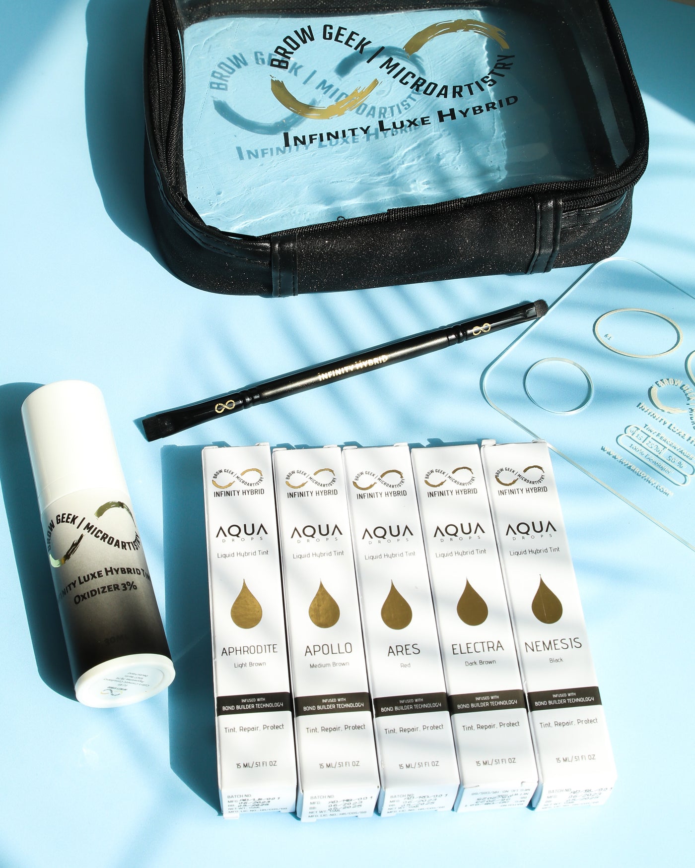 AQUA DROPS KITS  - The Best Brow Hybrid Stain with Bond Builder INFINITY
