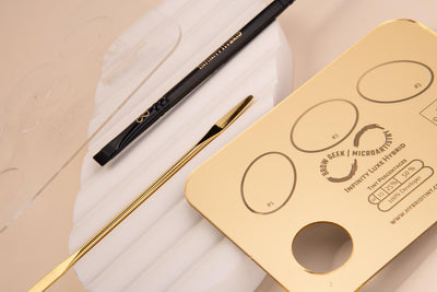 Infinity Lift & Tint Palette Gold/Clear with Buff & Blend Brush