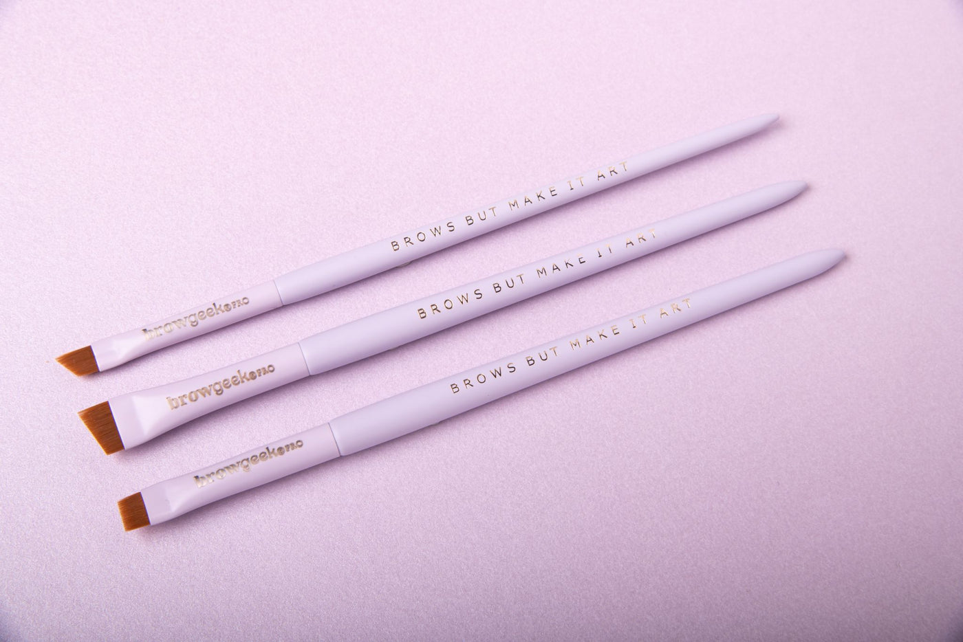 LIMITED EDITION CHATEAUDEBELLE X THE BROW GEEK BRUSH COLLECTION - Brows but make it art 💜