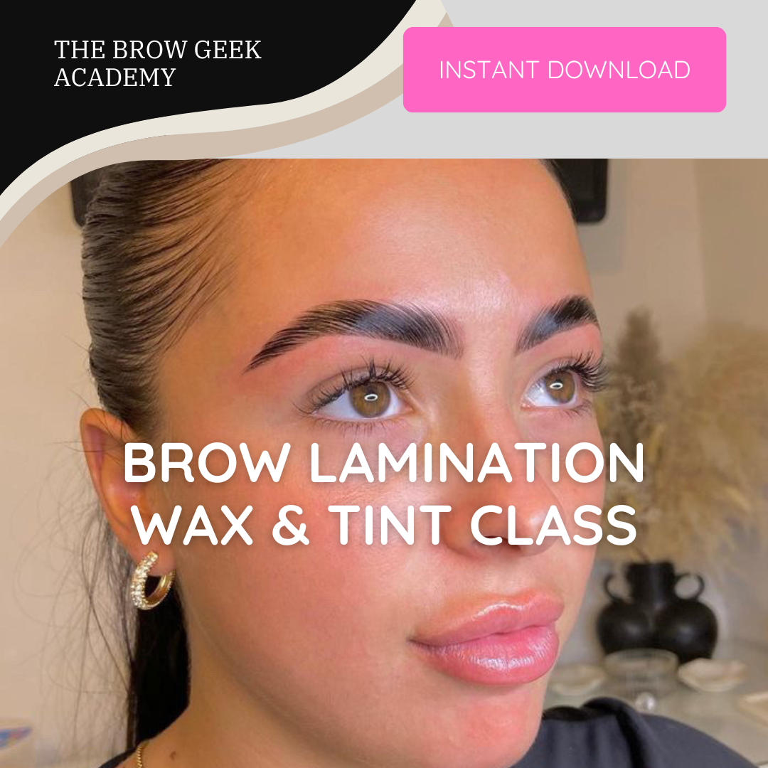 Brow Lamination Wax & Tint Online Course